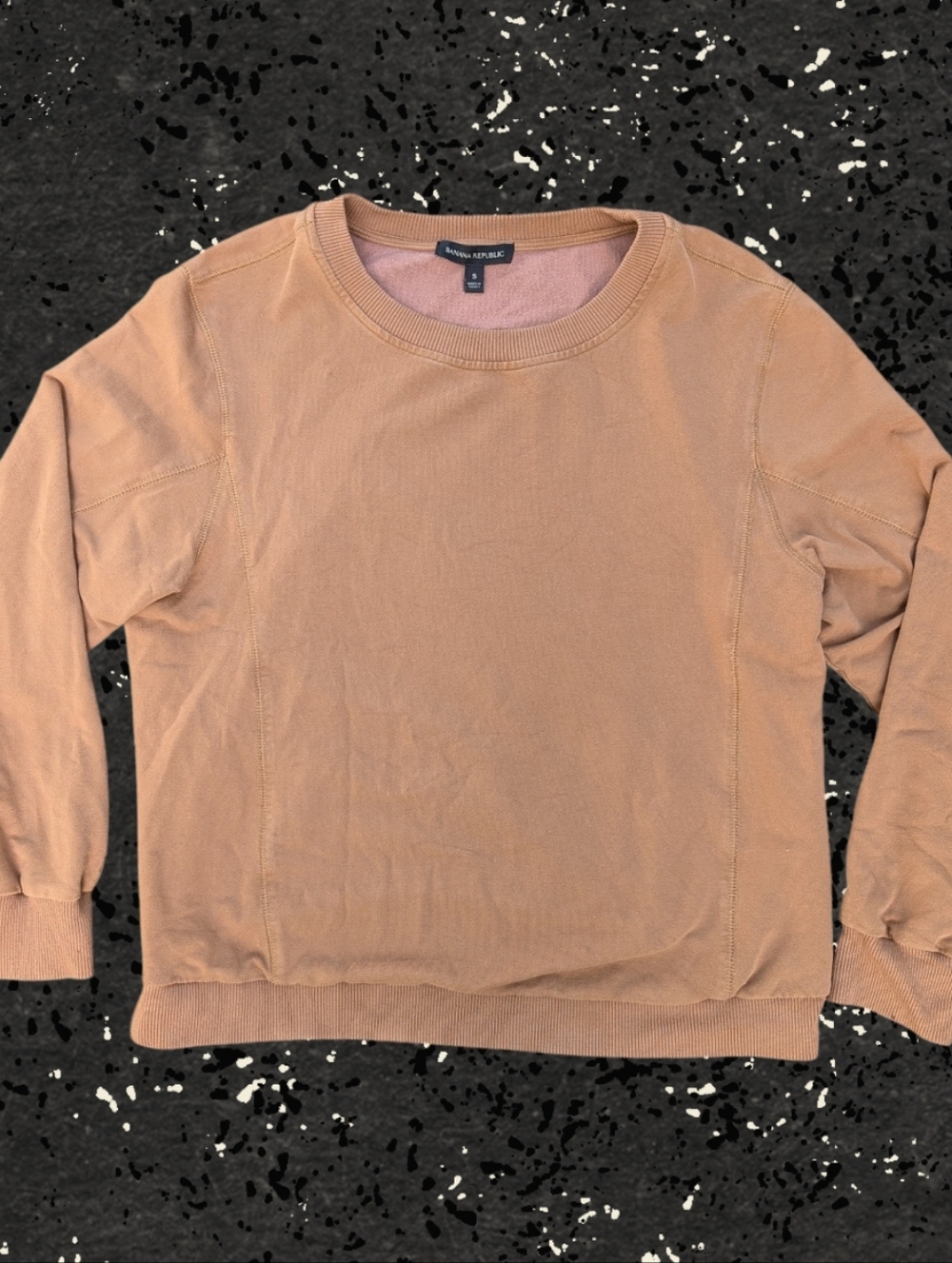 Banana Republic | French Terry Crewneck Sweatshirt - tan - Size S